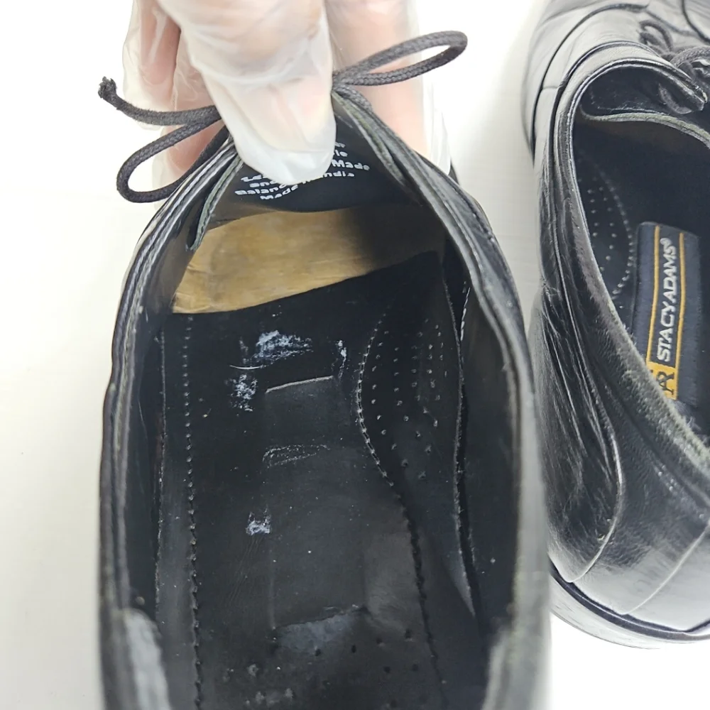 🛍Stacy Adams Leather Upper And Out Sole Balance Men Shoes 9 1/2 M Made In India